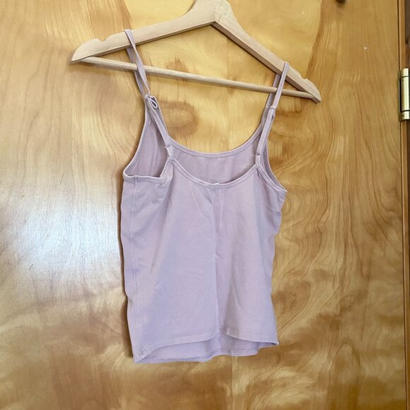 Organic Basics Core Singlet Women's S Pink Sleeveless Tank Cropped Camisole - Picture 3 of 8